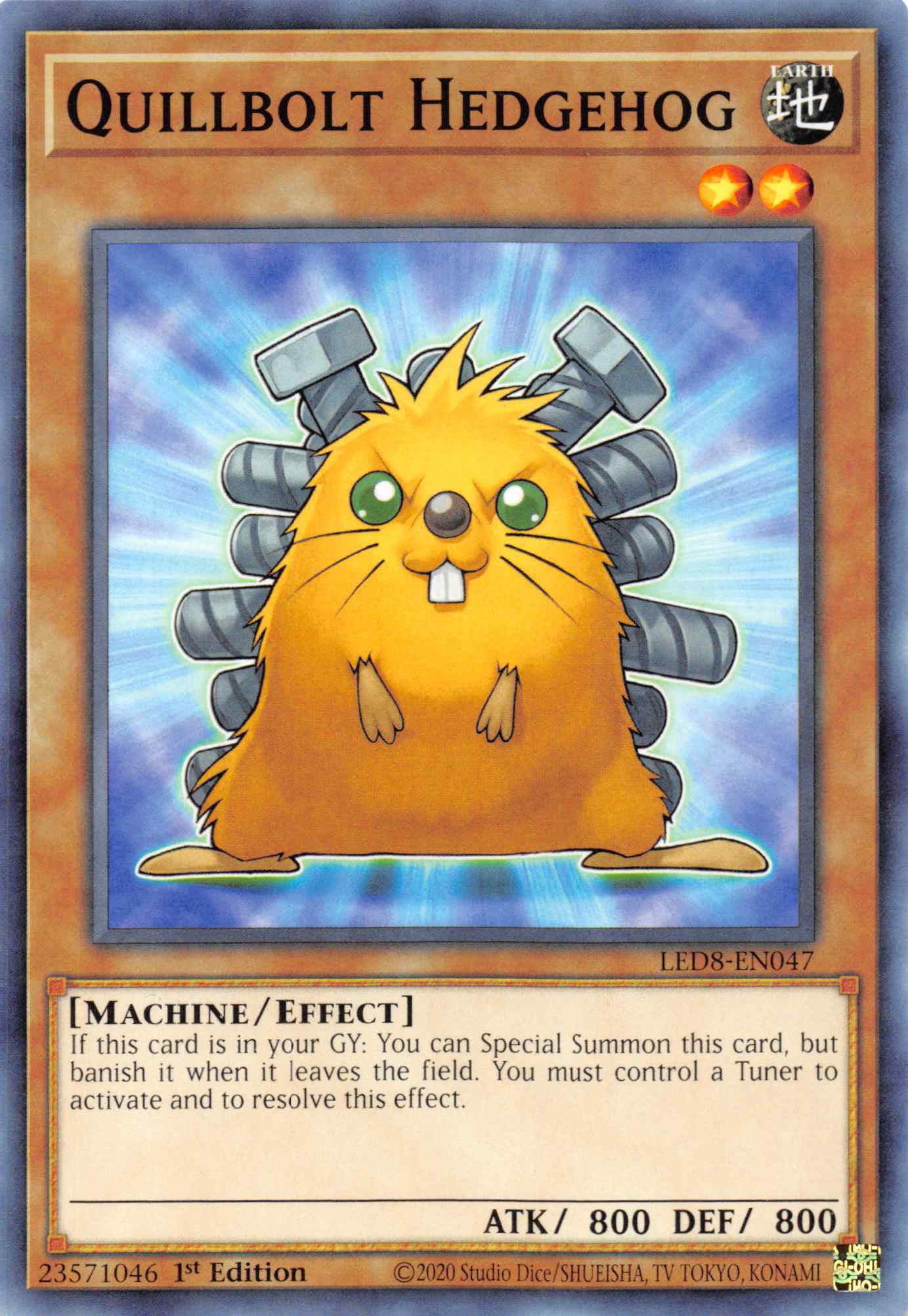 Quillbolt Hedgehog [LED8-EN047] Common | L.A. Mood Comics and Games