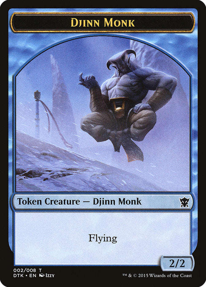 Djinn Monk Token [Dragons of Tarkir Tokens] | L.A. Mood Comics and Games