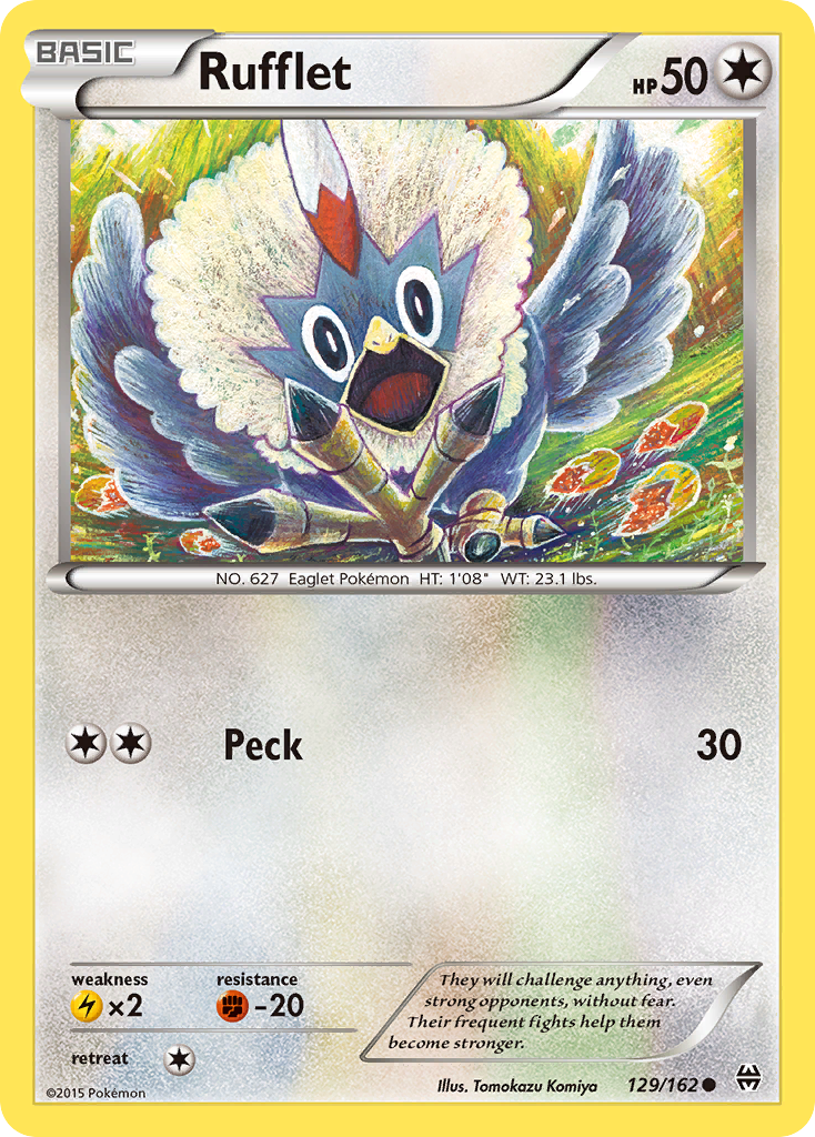 Rufflet (129/162) [XY: BREAKthrough] | L.A. Mood Comics and Games