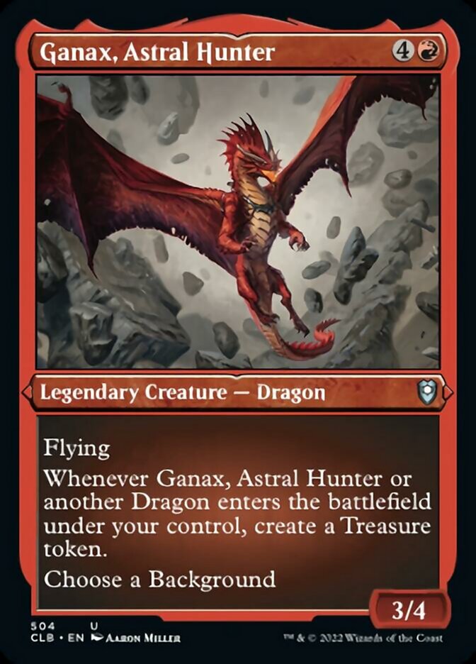Ganax, Astral Hunter (Foil Etched) [Commander Legends: Battle for Baldur's Gate] | L.A. Mood Comics and Games