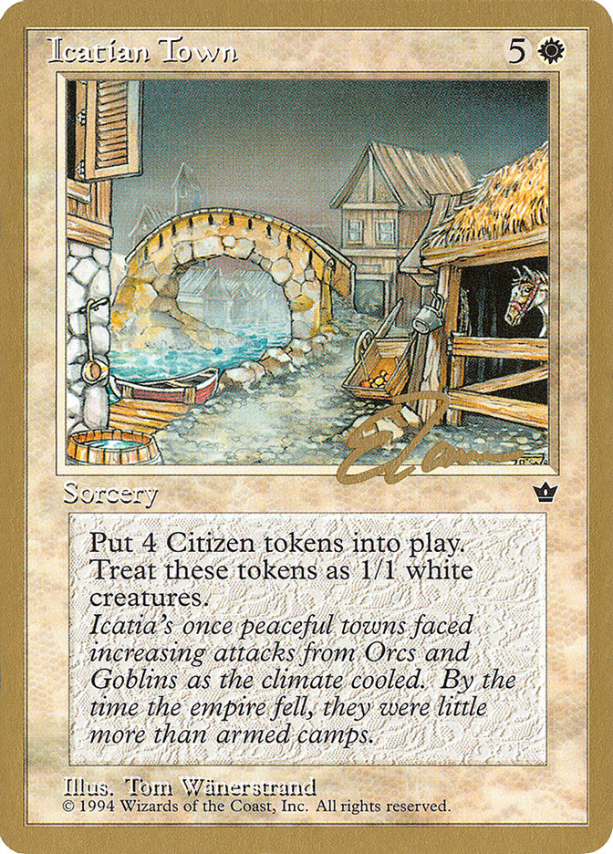 Icatian Town (Eric Tam) [Pro Tour Collector Set] | L.A. Mood Comics and Games