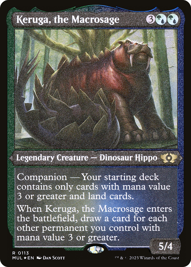 Keruga, the Macrosage (Foil Etched) [Multiverse Legends] | L.A. Mood Comics and Games