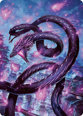 Junji, the Midnight Sky 2 Art Card [Kamigawa: Neon Dynasty Art Series] | L.A. Mood Comics and Games