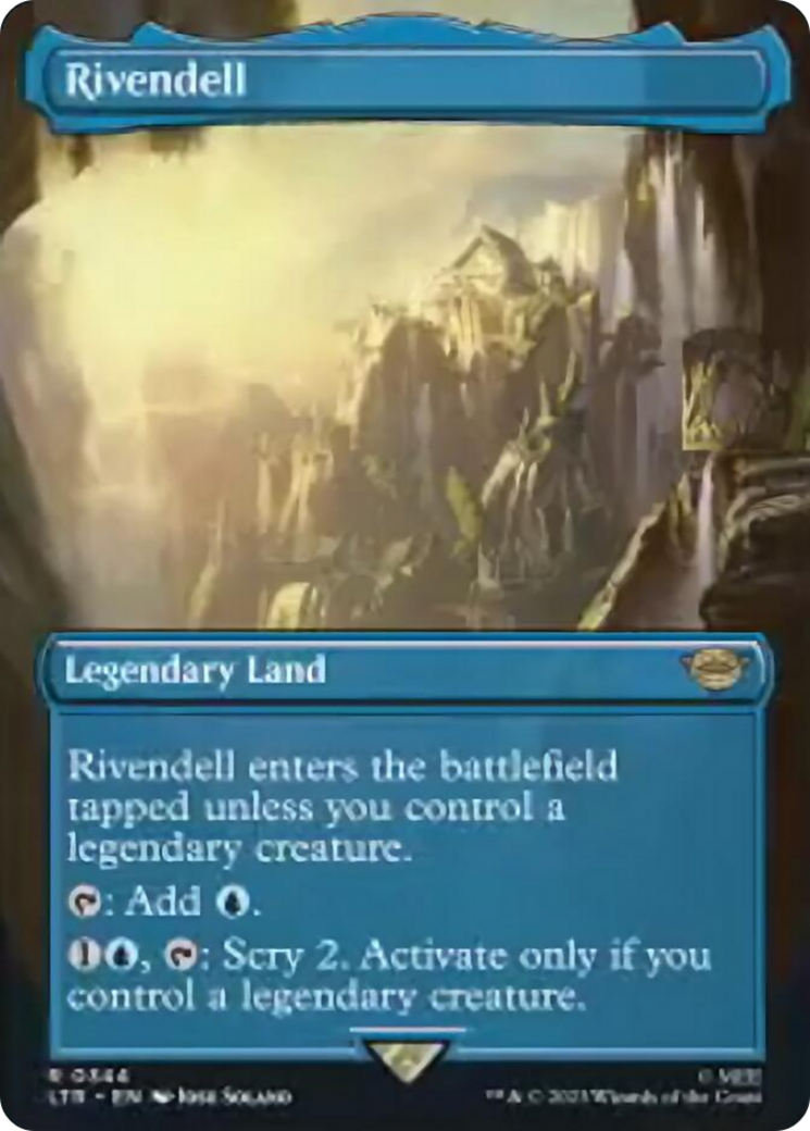 Rivendell (Borderless Alternate Art) [The Lord of the Rings: Tales of Middle-Earth] | L.A. Mood Comics and Games