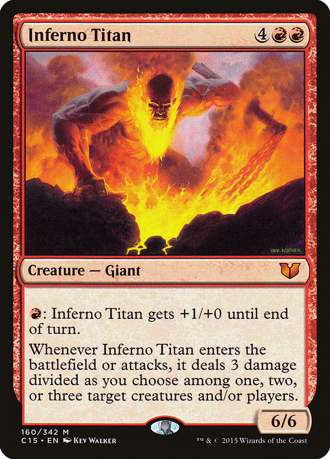 Inferno Titan [Commander 2015] | L.A. Mood Comics and Games