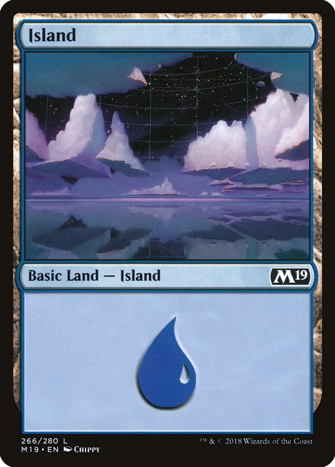 Island (266) [Core Set 2019] | L.A. Mood Comics and Games