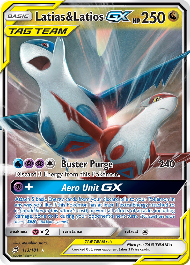 Latias & Latios GX (113/181) [Sun & Moon: Team Up] | L.A. Mood Comics and Games