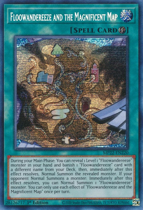 Floowandereeze and the Magnificent Map [MP22-EN220] Prismatic Secret Rare | L.A. Mood Comics and Games