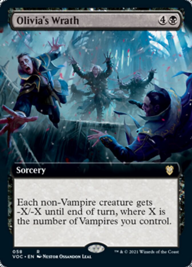 Olivia's Wrath (Extended Art) [Innistrad: Crimson Vow Commander] | L.A. Mood Comics and Games