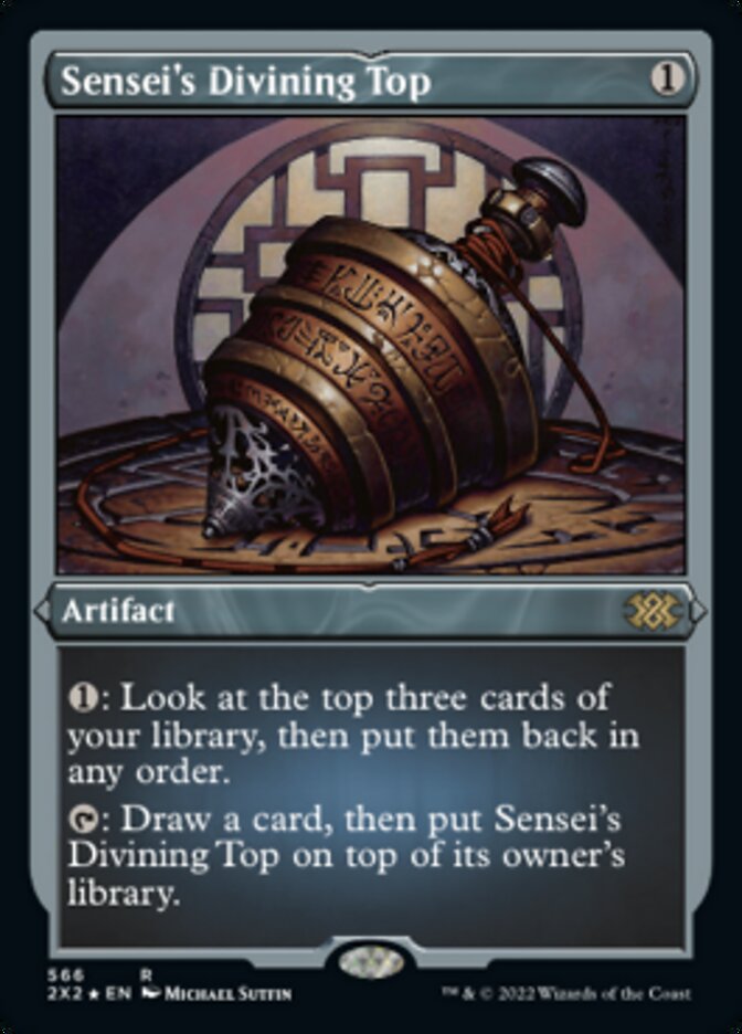 Sensei's Divining Top (Foil Etched) [Double Masters 2022] | L.A. Mood Comics and Games