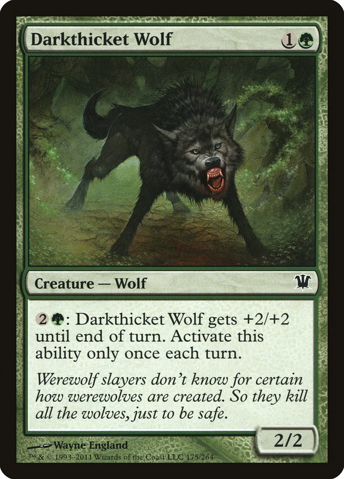 Darkthicket Wolf [Innistrad] | L.A. Mood Comics and Games