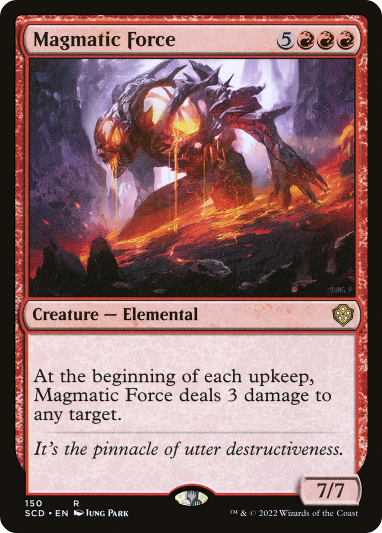 Magmatic Force [Starter Commander Decks] | L.A. Mood Comics and Games
