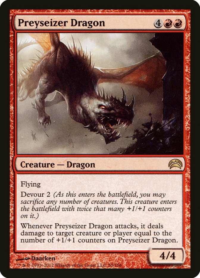 Preyseizer Dragon [Planechase 2012] | L.A. Mood Comics and Games