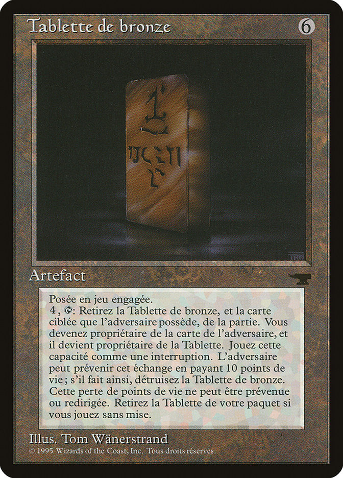 Bronze Tablet (French) - "Tablette de bronze" [Renaissance] | L.A. Mood Comics and Games