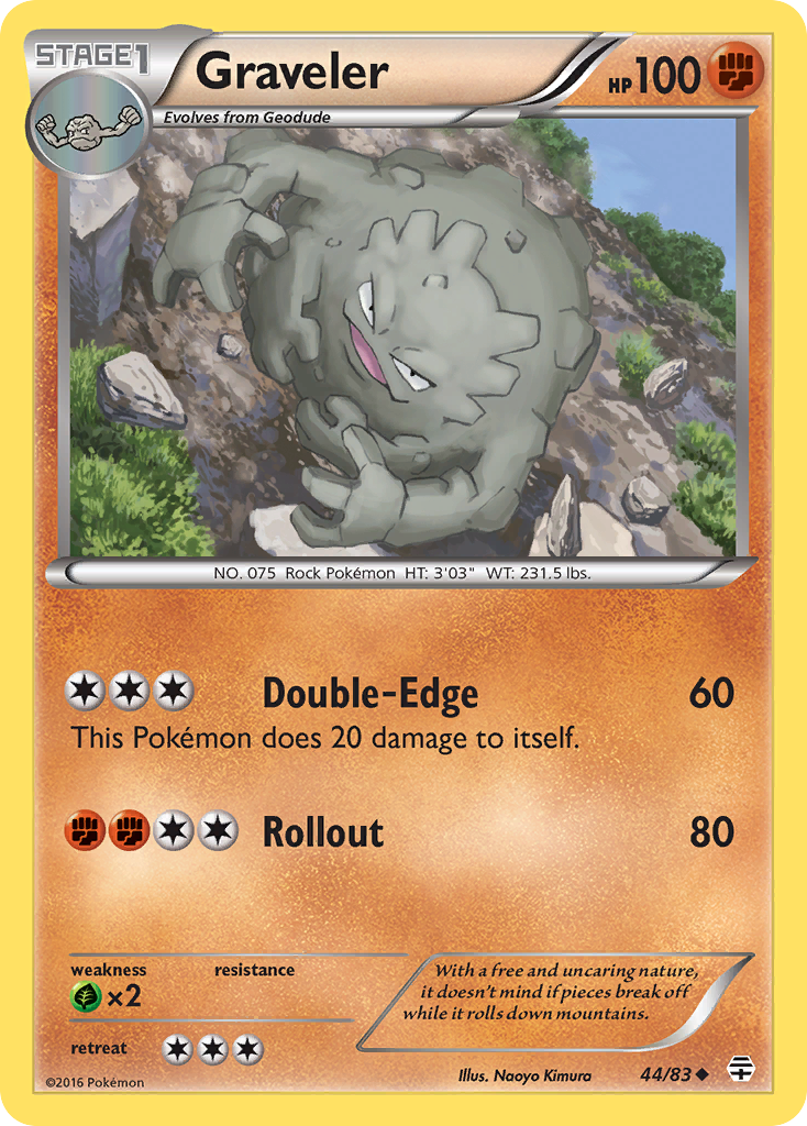 Graveler (44/83) [XY: Generations] | L.A. Mood Comics and Games