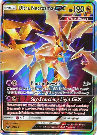 Ultra Necrozma GX (SM126) (Jumbo Card) [Sun & Moon: Black Star Promos] | L.A. Mood Comics and Games