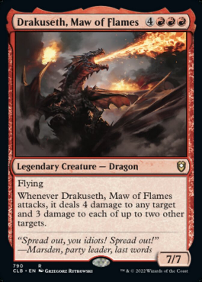 Drakuseth, Maw of Flames [Commander Legends: Battle for Baldur's Gate] | L.A. Mood Comics and Games