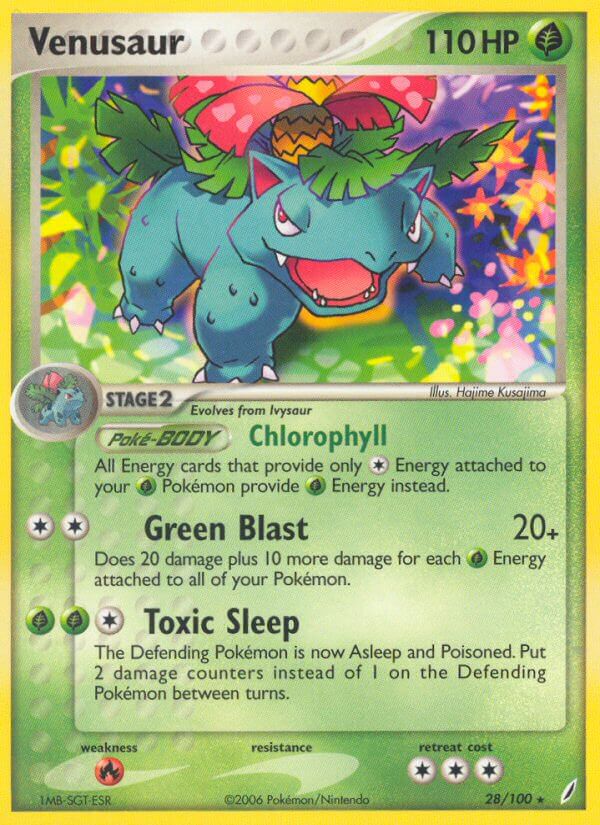 Venusaur (28/100) (Theme Deck Exclusive) [EX: Crystal Guardians] | L.A. Mood Comics and Games