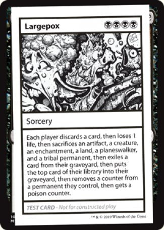 Largepox (2021 Edition) [Mystery Booster Playtest Cards] | L.A. Mood Comics and Games
