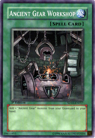 Ancient Gear Workshop [SD10-EN017] Common | L.A. Mood Comics and Games