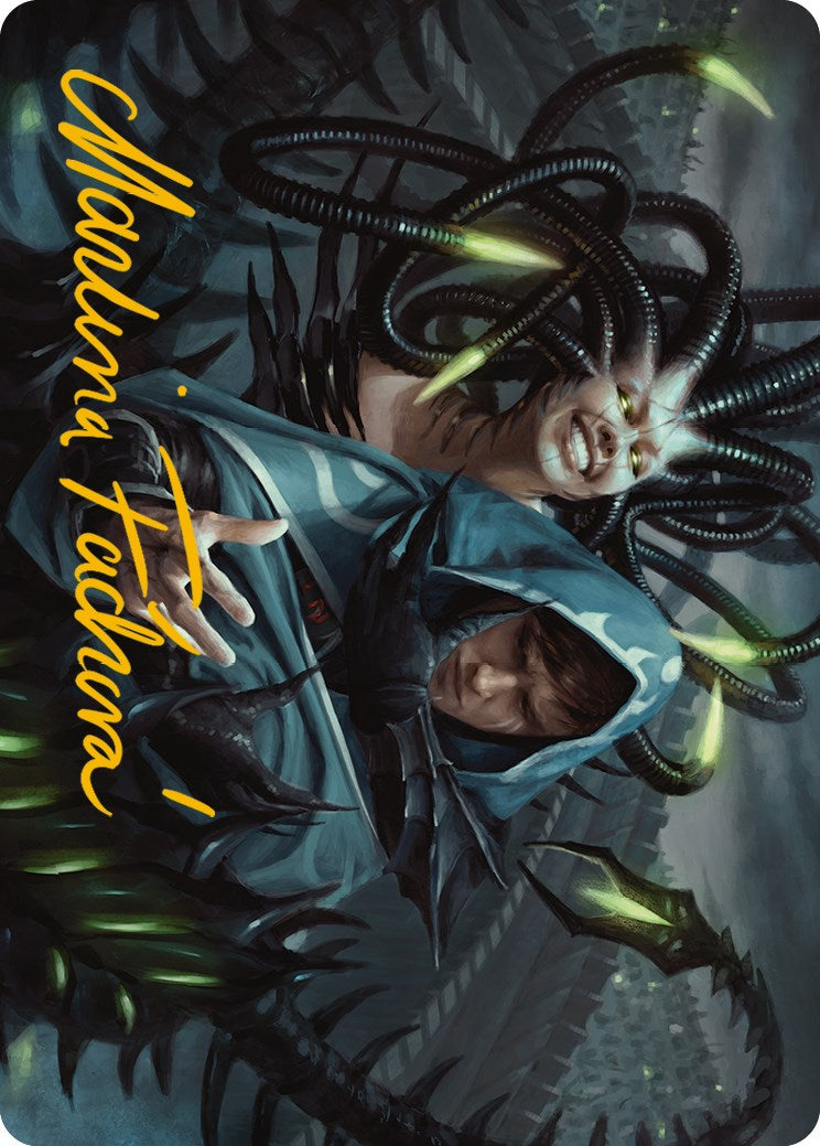 Phyrexian Arena Art Card (Gold-Stamped Signature) [Phyrexia: All Will Be One Art Series] | L.A. Mood Comics and Games