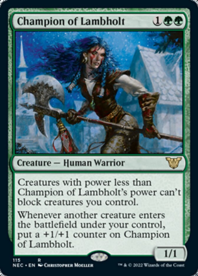 Champion of Lambholt [Kamigawa: Neon Dynasty Commander] | L.A. Mood Comics and Games