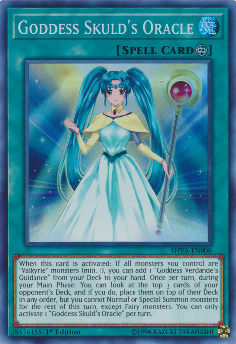 Goddess Skuld's Oracle [SHVA-EN008] Super Rare | L.A. Mood Comics and Games