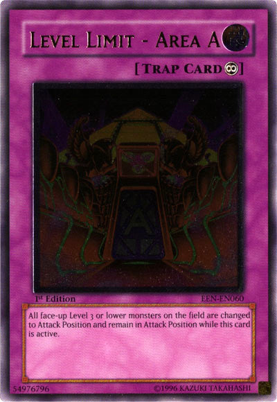 Level Limit - Area A [EEN-EN060] Ultimate Rare | L.A. Mood Comics and Games
