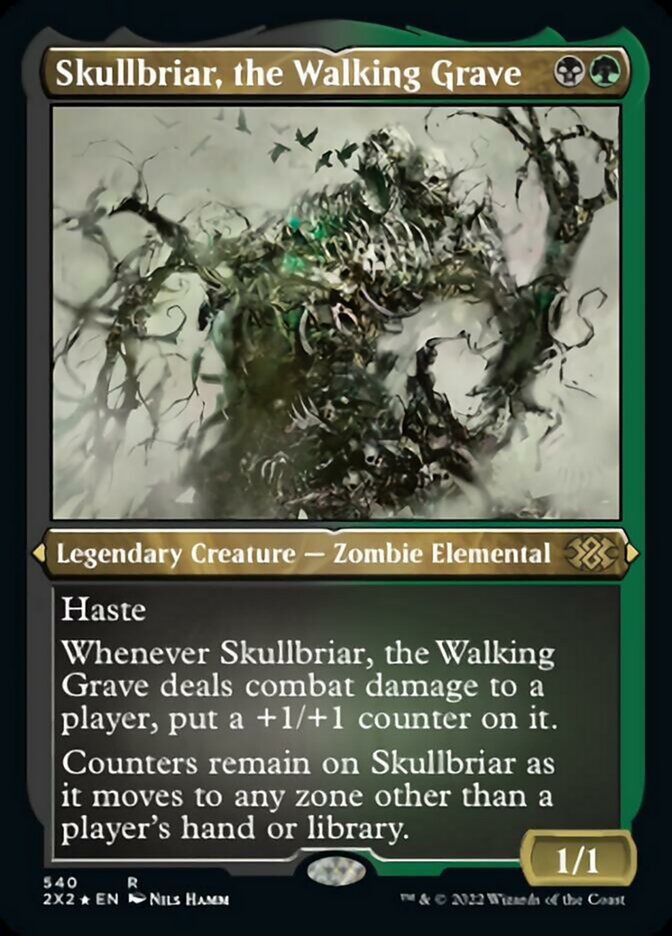 Skullbriar, the Walking Grave (Foil Etched) [Double Masters 2022] | L.A. Mood Comics and Games