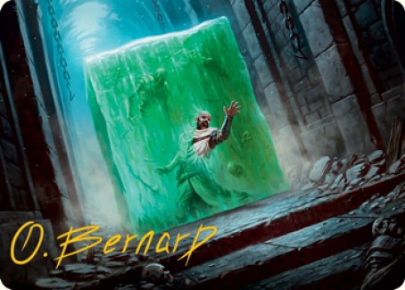 Gelatinous Cube Art Card (Gold-Stamped Signature) [Dungeons & Dragons: Adventures in the Forgotten Realms Art Series] | L.A. Mood Comics and Games