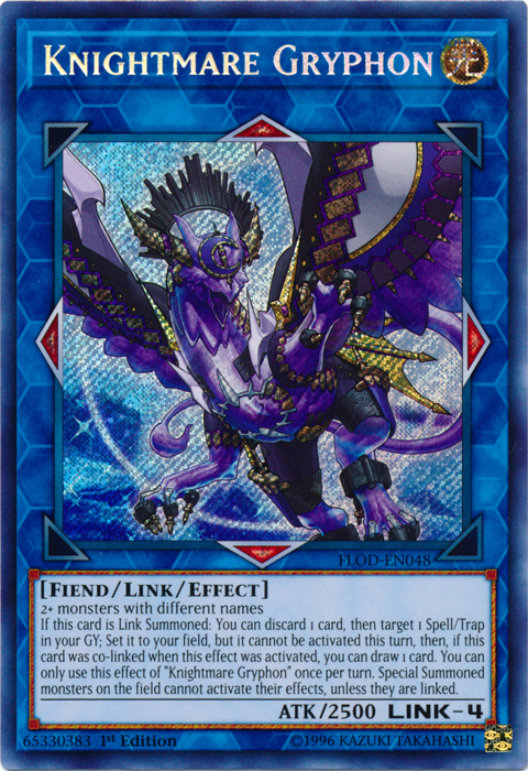 Knightmare Gryphon [FLOD-EN048] Secret Rare | L.A. Mood Comics and Games