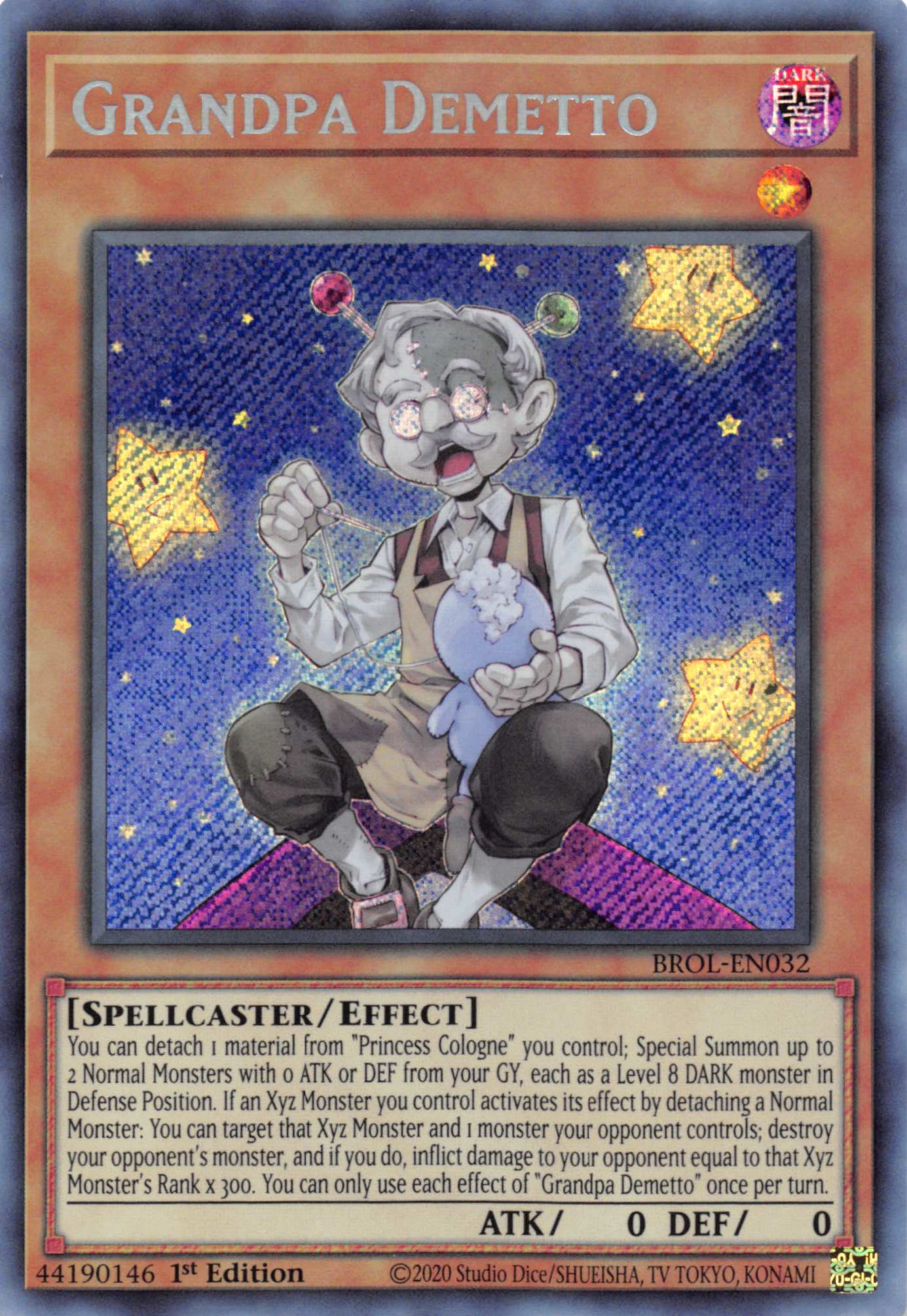 Grandpa Demetto [BROL-EN032] Secret Rare | L.A. Mood Comics and Games