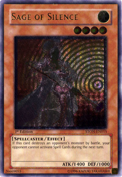 Sage of Silence [STON-EN015] Ultimate Rare | L.A. Mood Comics and Games