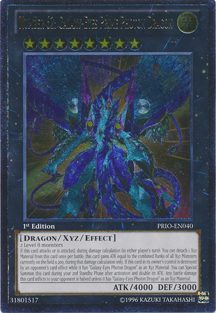 Number 62: Galaxy-Eyes Prime Photon Dragon [PRIO-EN040] Ultimate Rare | L.A. Mood Comics and Games