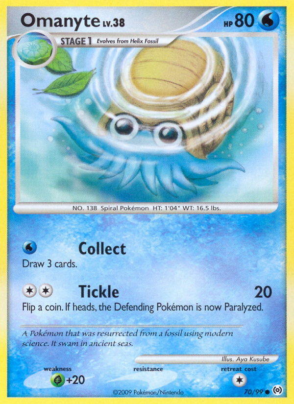 Omanyte (70/99) [Platinum: Arceus] | L.A. Mood Comics and Games