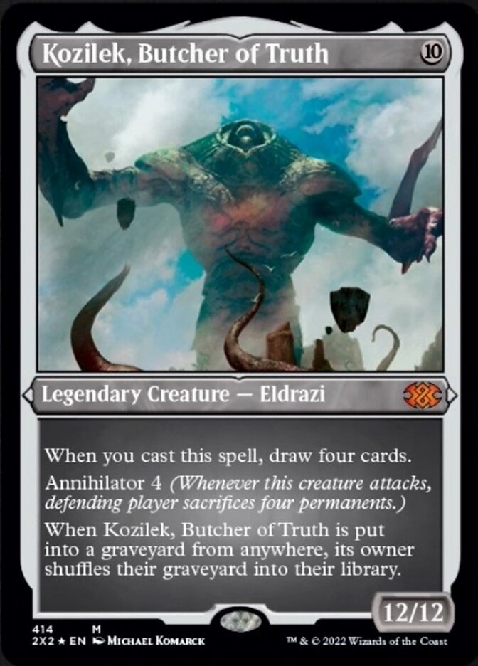 Kozilek, Butcher of Truth (Foil Etched) [Double Masters 2022] | L.A. Mood Comics and Games
