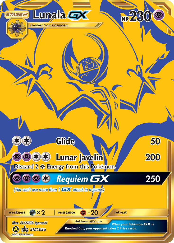Lunala GX (SM103a) [Sun & Moon: Black Star Promos] | L.A. Mood Comics and Games