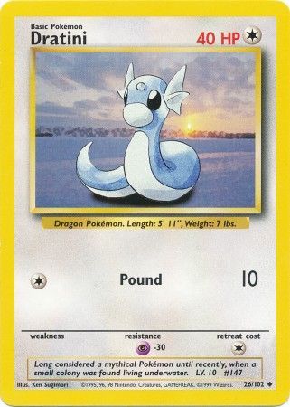 Dratini (26/102) [Base Set Unlimited] | L.A. Mood Comics and Games