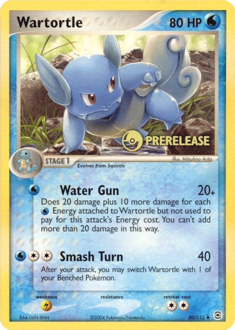 Wartortle (50/112) (Prerelease) [EX: FireRed & LeafGreen] | L.A. Mood Comics and Games