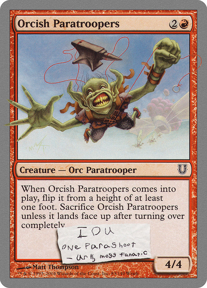 Orcish Paratroopers [Unhinged] | L.A. Mood Comics and Games