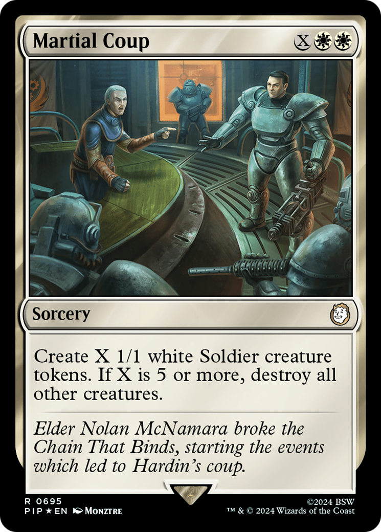 Martial Coup (Surge Foil) [Fallout] | L.A. Mood Comics and Games