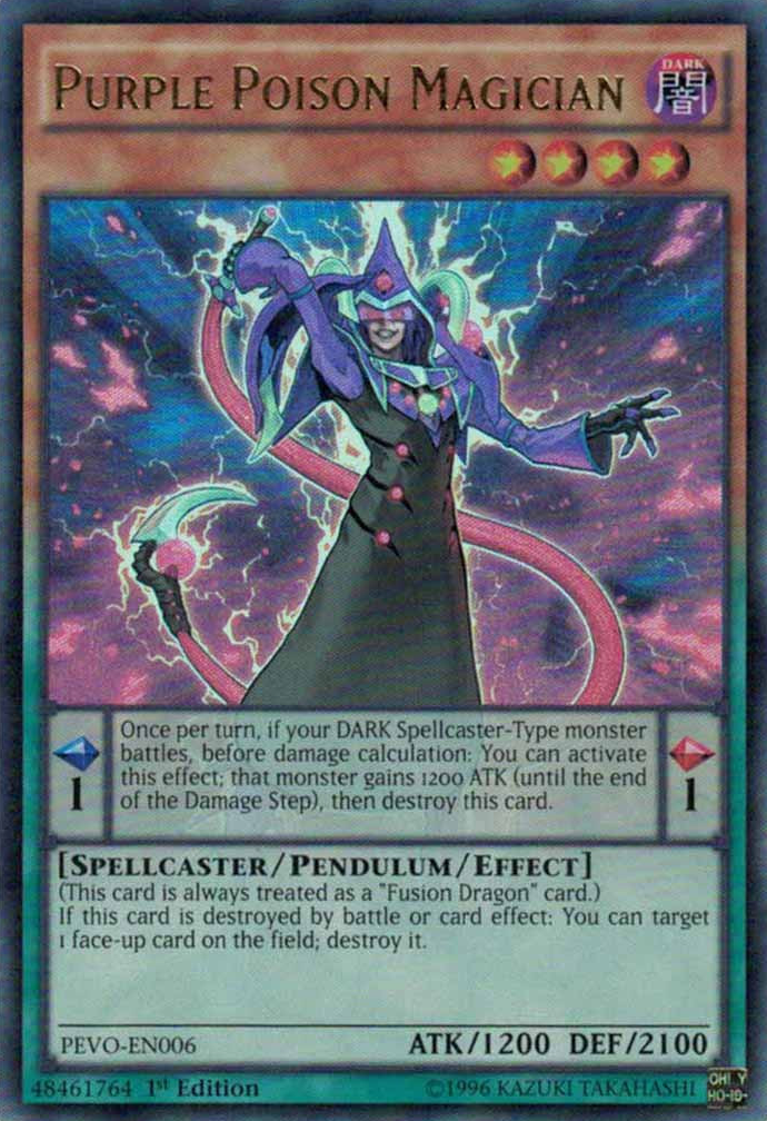 Purple Poison Magician [PEVO-EN006] Ultra Rare | L.A. Mood Comics and Games