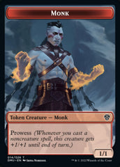 Soldier // Monk Double-Sided Token [Dominaria United Tokens] | L.A. Mood Comics and Games