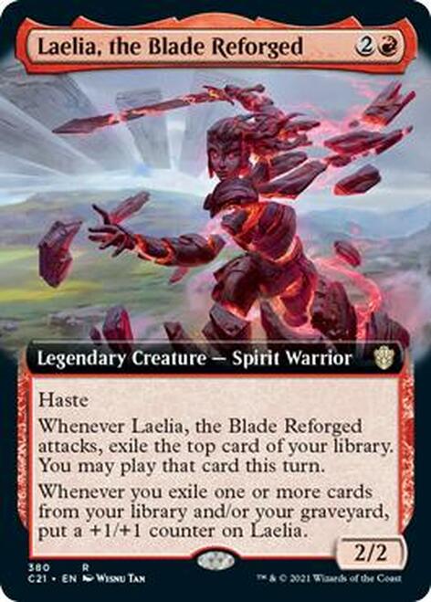 Laelia, the Blade Reforged (Extended Art) [Commander 2021] | L.A. Mood Comics and Games