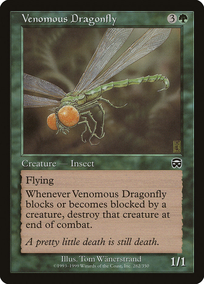 Venomous Dragonfly [Mercadian Masques] | L.A. Mood Comics and Games
