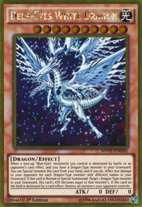 Deep-Eyes White Dragon [MVP1-ENG05] Gold Rare | L.A. Mood Comics and Games