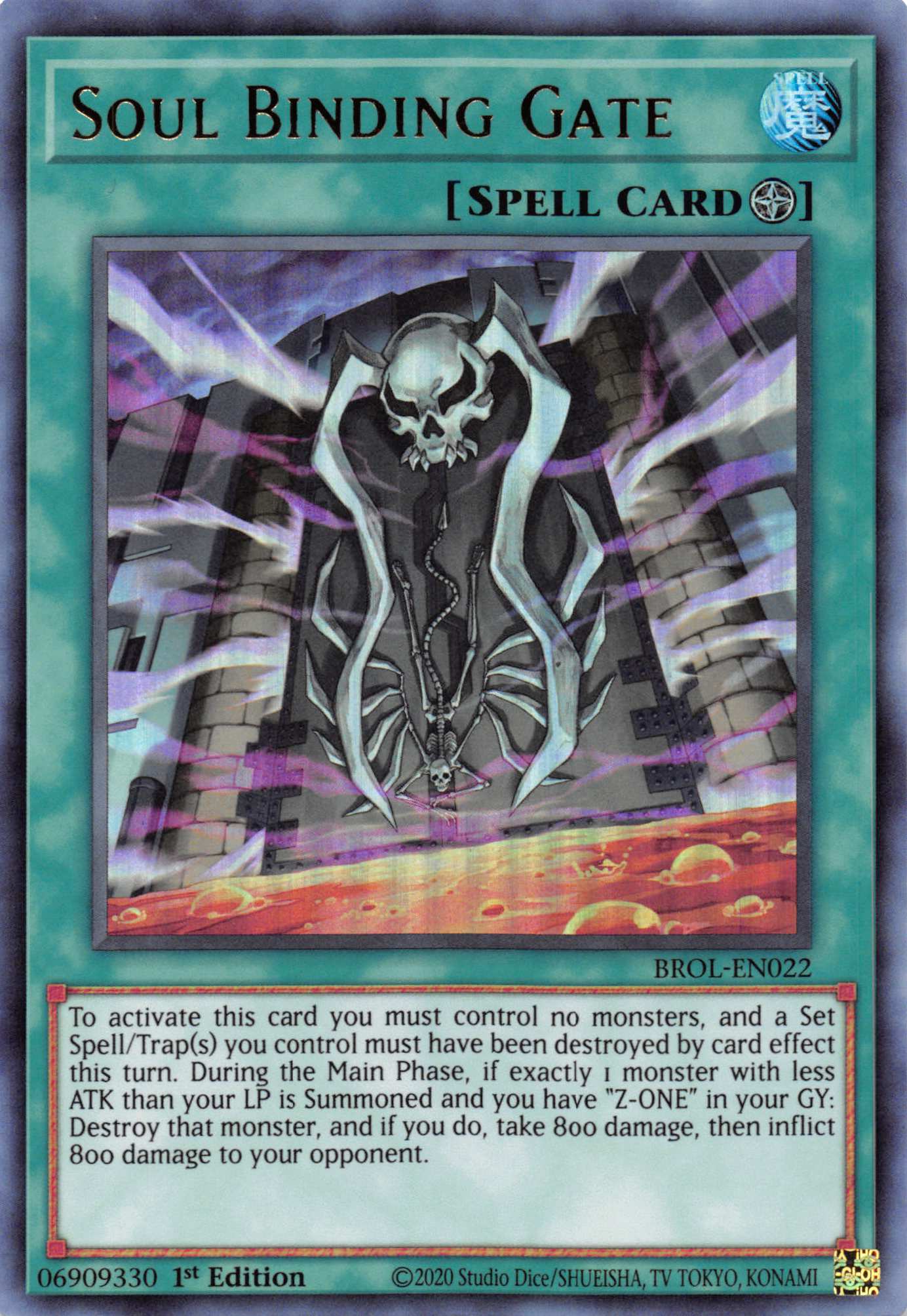 Soul Binding Gate [BROL-EN022] Ultra Rare | L.A. Mood Comics and Games