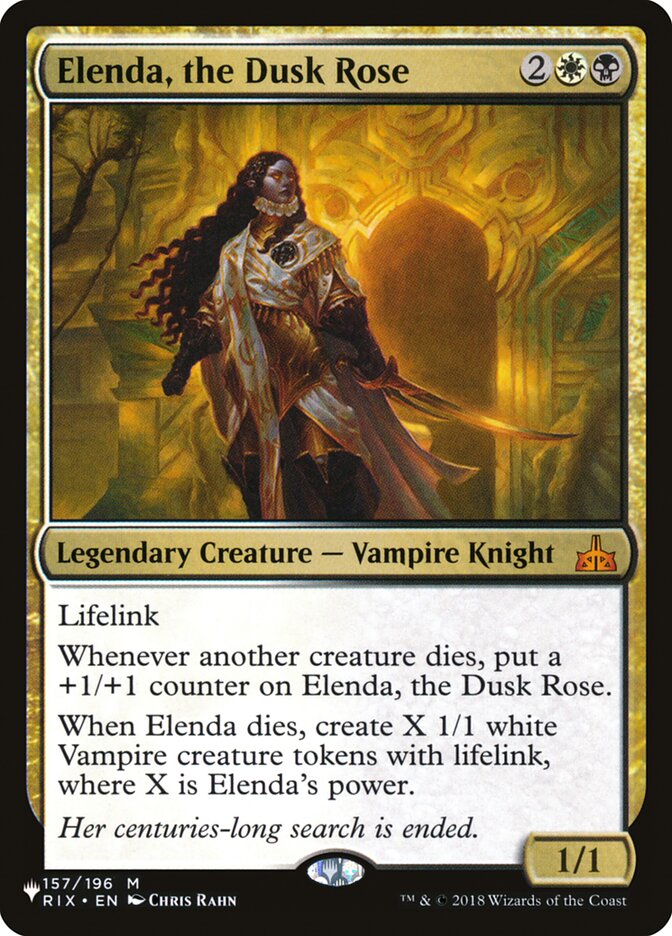 Elenda, the Dusk Rose [The List] | L.A. Mood Comics and Games