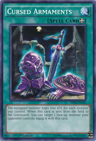 Cursed Armaments [BP03-EN169] Common | L.A. Mood Comics and Games