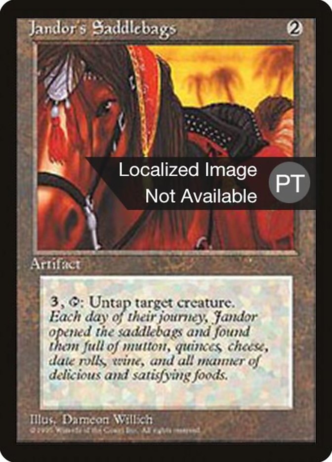 Jandor's Saddlebags [Fourth Edition (Foreign Black Border)] | L.A. Mood Comics and Games